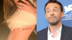 Jennifer López y Ben Affleck se hacen tatuajes complementarios, ¿Qué significan?