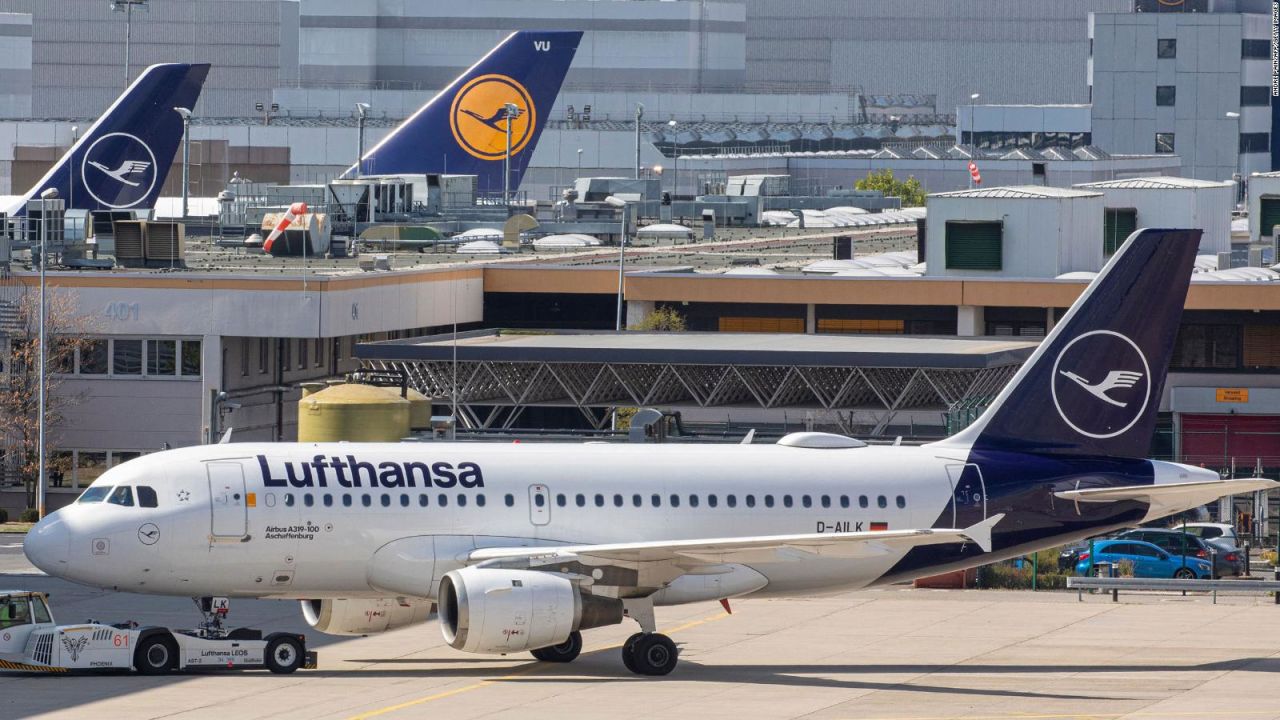 CNNE 1348056 - lufthansa, obligada a cancelar mas de 1-300 vuelos