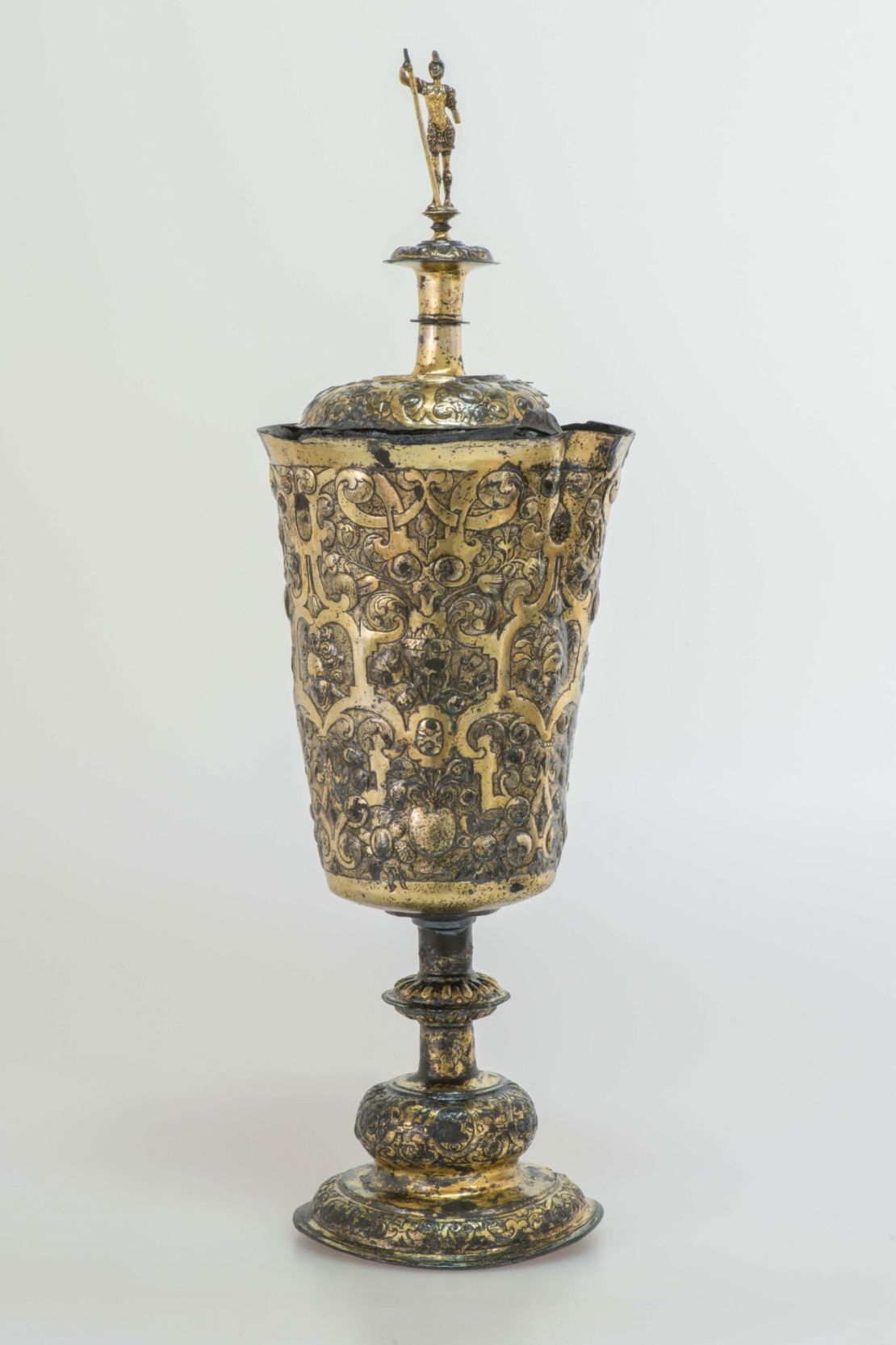 Copa con la representación de Marte, el dios romano de la guerra. Crédito: Museo Kaap Skil