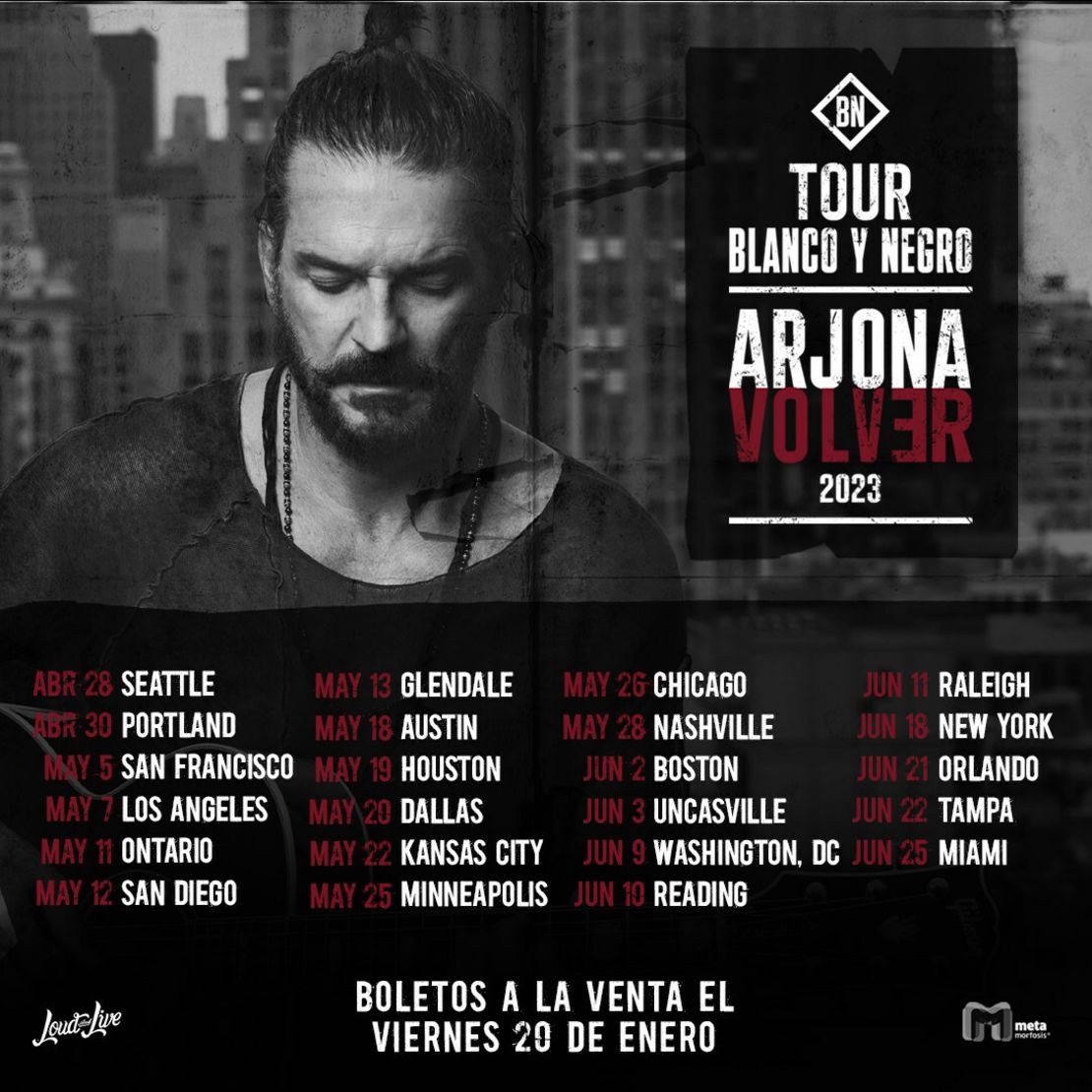 CNNE 1349730 - loud and live arjona 23 all dates