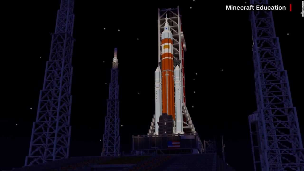 CNNE 1357935 - minecraft y la nasa anuncian video juego "artemis missions"