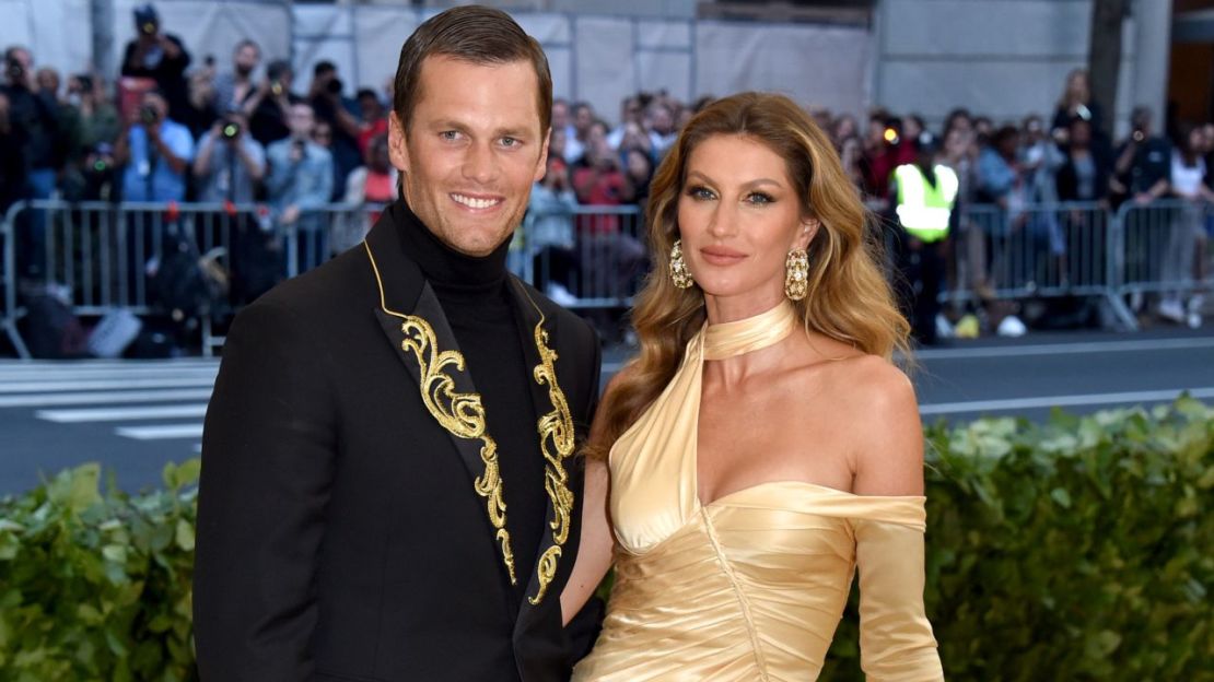 Tom Brady and Gisele Bündchen en 2018.