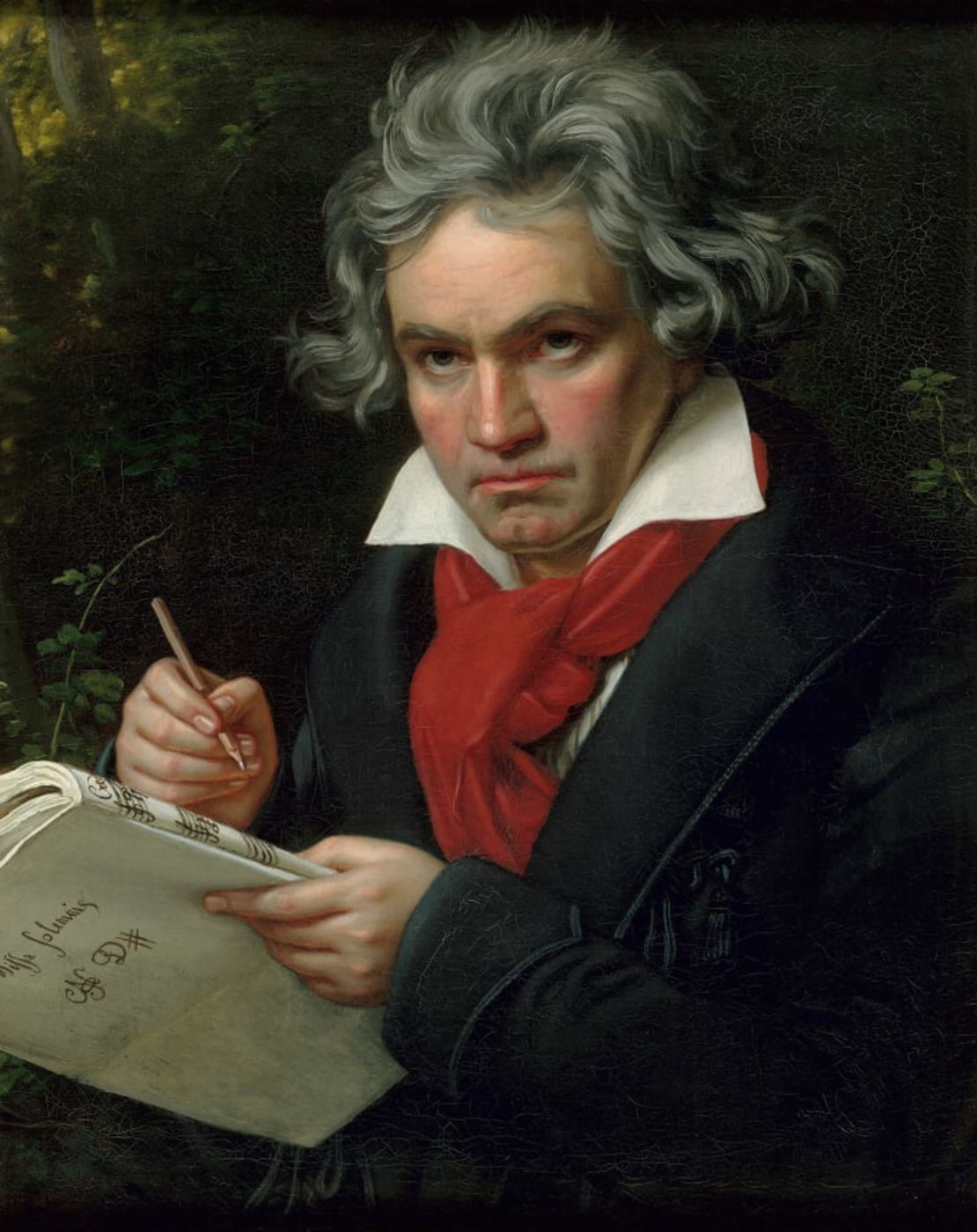 Un retrato de Beethoven realizado en 1820 por Joseph Karl Stieler. Crédito: Beethoven-Haus Bonn