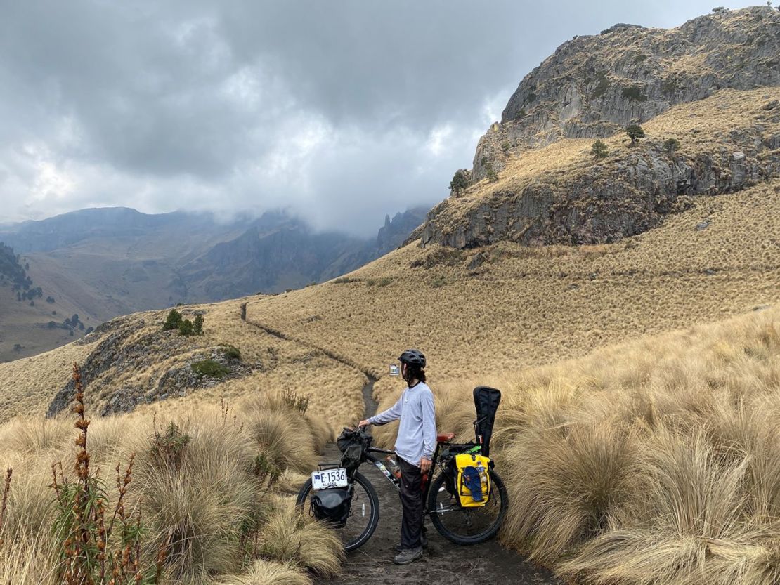 Garner pasó cuatro meses pedaleando por México. Crédito: Liam Garner.