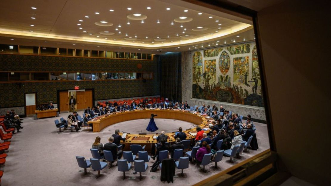 Vista general de una reunión del Consejo de Seguridad de la ONU, en la sede de las Naciones Unidas en Nueva York, el 20 de marzo de 2023.