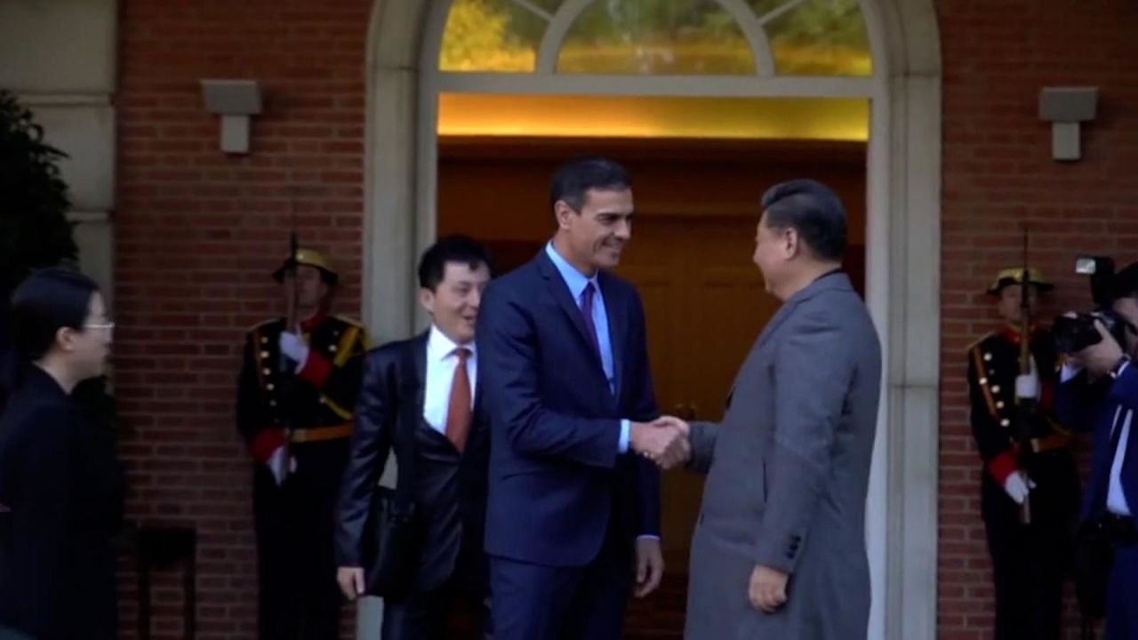 CNNE 1368538 - pedro sanchez se encuentra con xi jinping en beijing