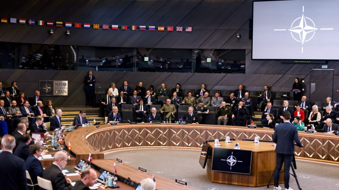 El secretario general de la OTAN, Jens Stoltenberg, en la sede de la OTAN en Bruselas, el 4 de abril de 2023.