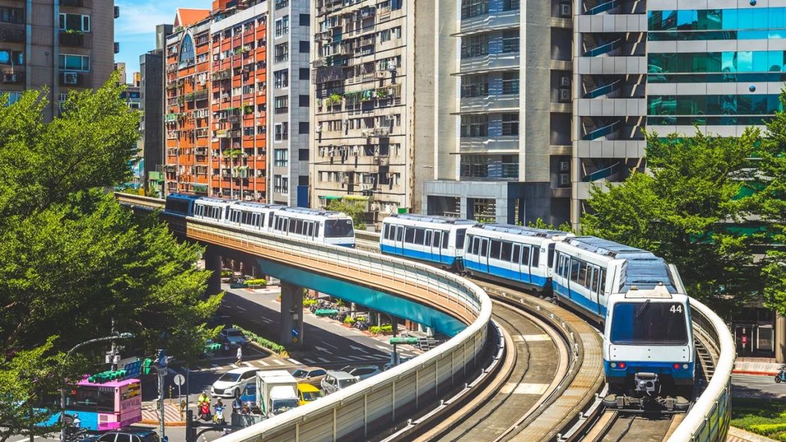 El 92% de los habitantes de Taipéi encuestados por Time Out afirmaron que el transporte público de la ciudad era fácil de usar. Crédito: Simon/Adobe Stock