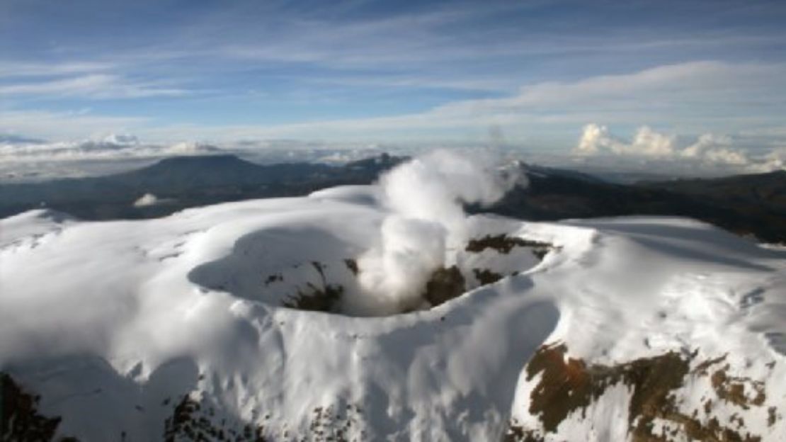 Volcán Nevado del Ruiz.