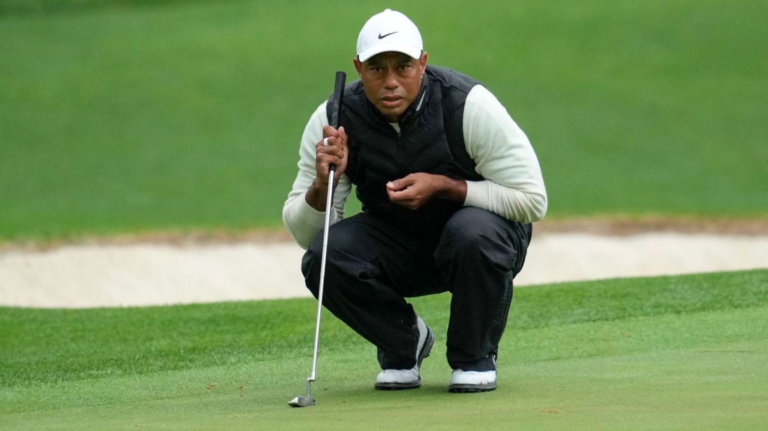 Tiger Woods en el Master de Augusta.