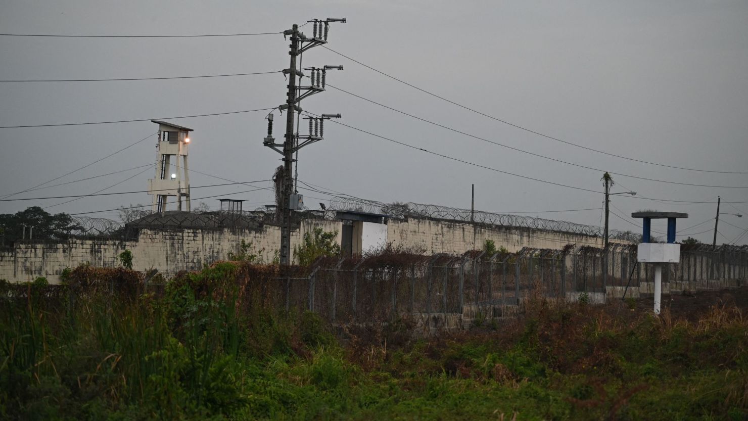 Vista general de la Penitenciaría del Litoral en Guayaquil, Ecuador, tomada el 2 de noviembre de 2022.