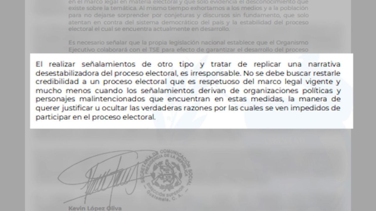 CNNE 1376229 - gobierno de guatemala reacciona ante denuncias de fraude