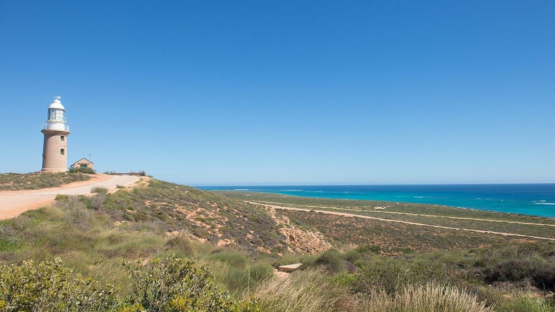 Una vista panorámica de la costa de Ningaloo en Australia Occidental.