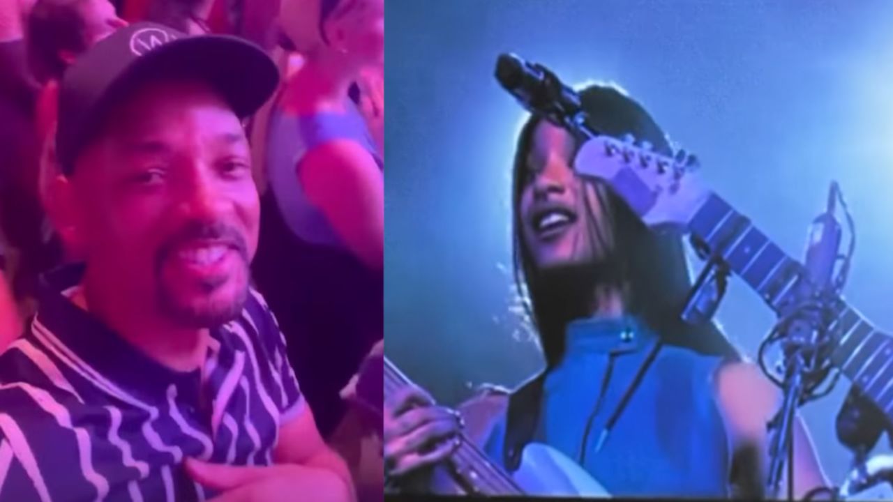 Will Smith se emociona con la presentación de su hija Willow en el Festival de Coachella