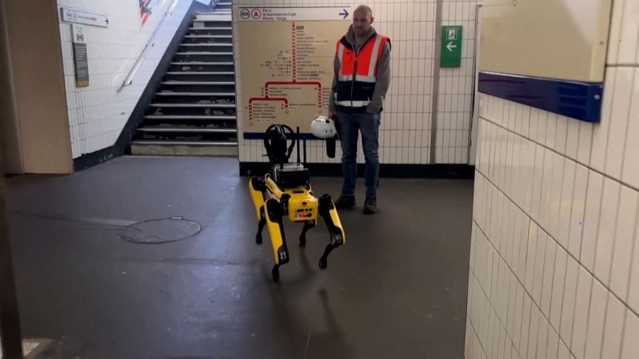 CNNE 1379687 - conoce al perro robot que repara el metro de paris