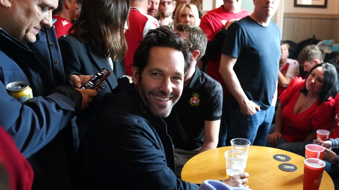 Paul Rudd es uno de los muchos actores que han visto al Wrexham en los últimos meses.