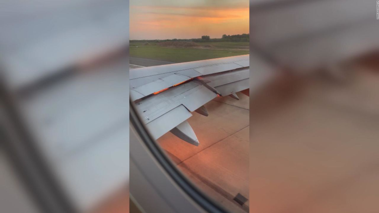 CNNE 1380744 - 5 cosas- ala de un avion de american airlines se incendia