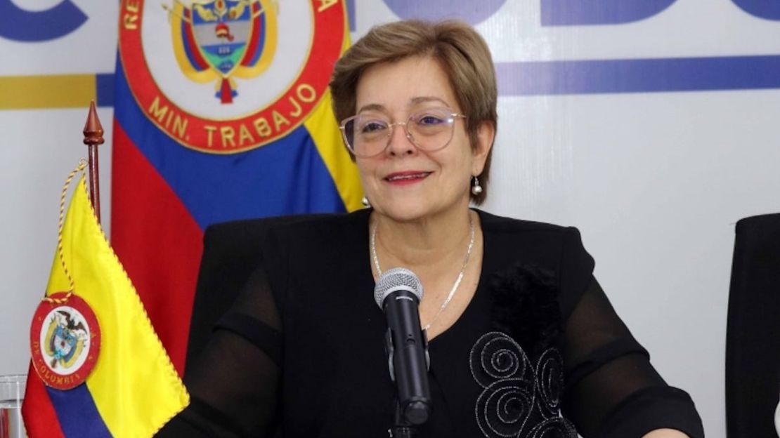 Gloria Inés Ramírez, ministra de Trabajo de Colombia.