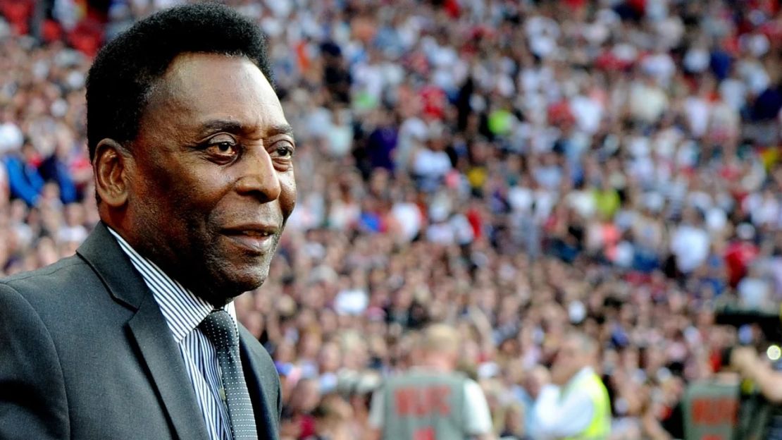 Pelé en el evento Soccer Aid en Old Trafford, Manchester, el 5 de junio de 2016.