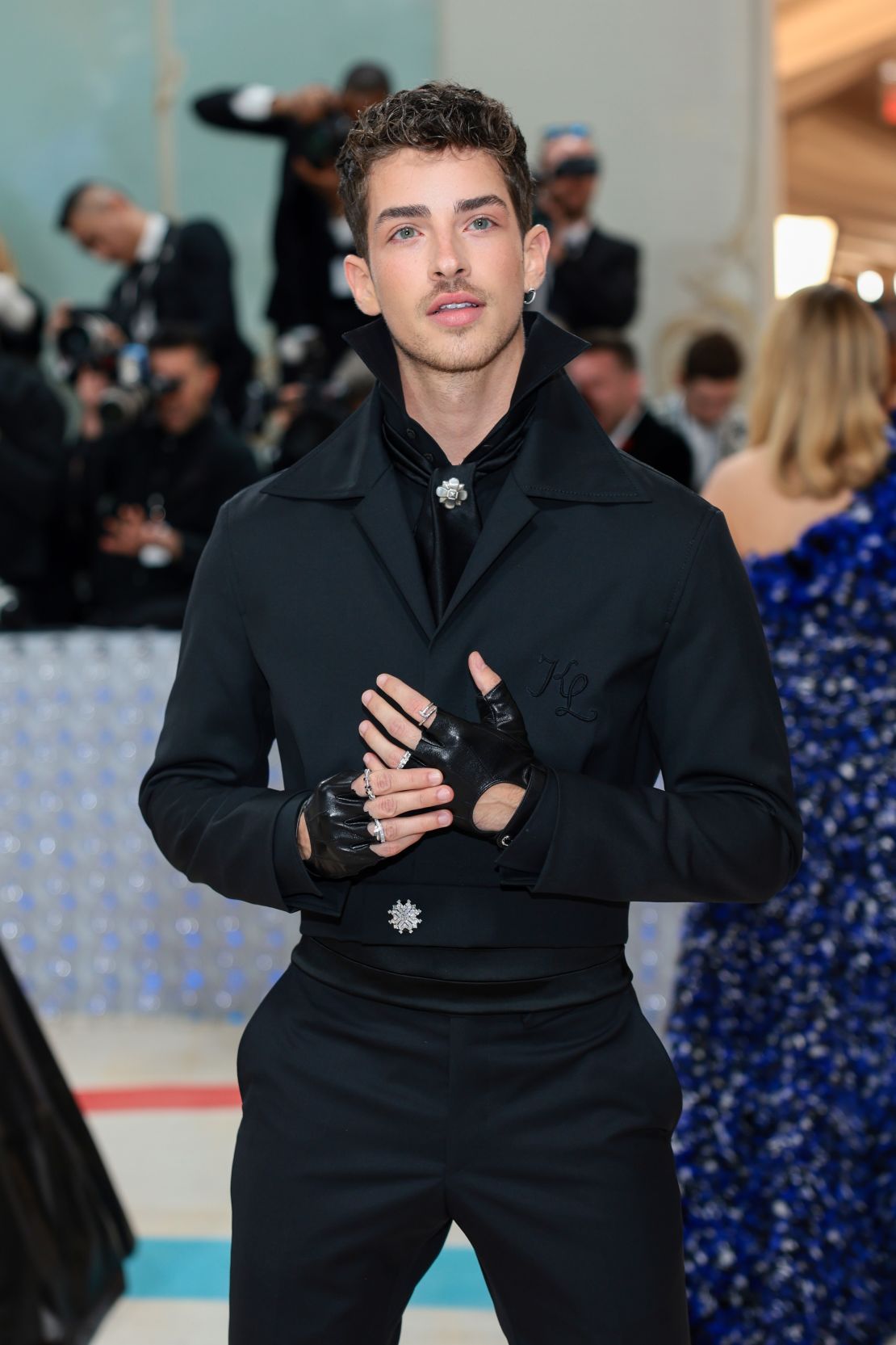 CNNE 1385093 - the 2023 met gala celebrating "karl lagerfeld- a line of beauty" - arrivals