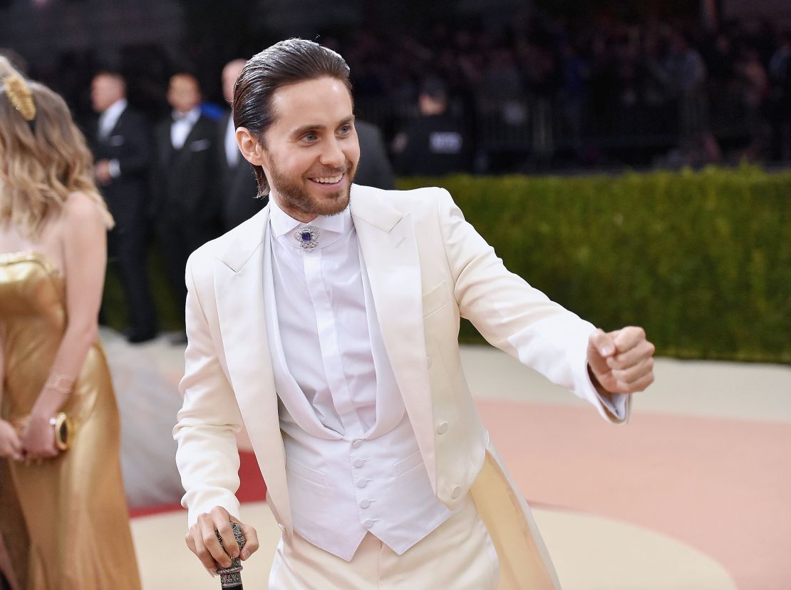 Jared Leto en su primera Met Gala.