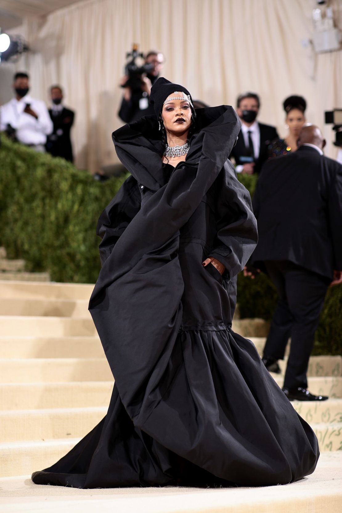 Rihanna en la Met Gala 2021.