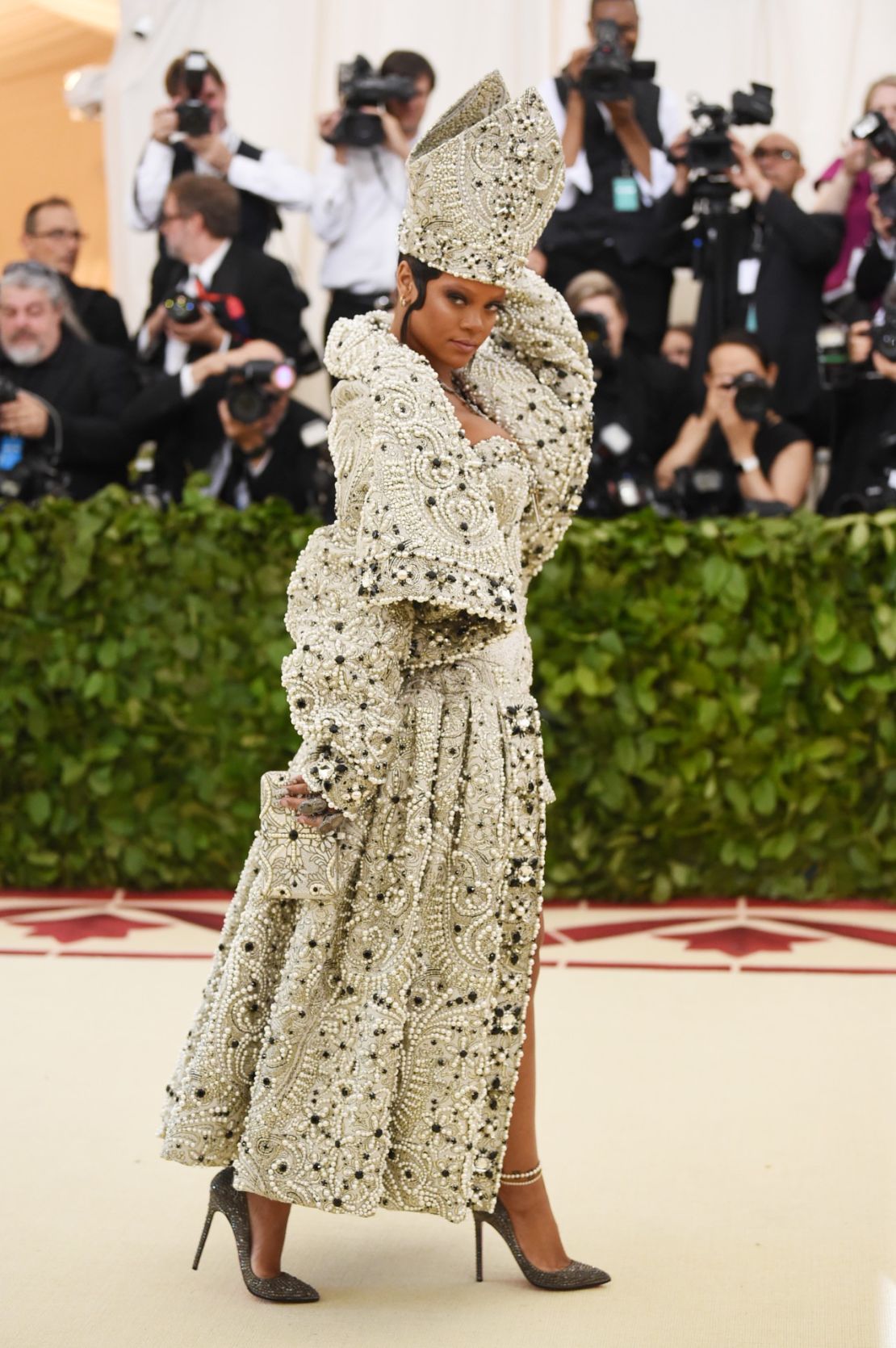 Rihanna en la Met Gala 2018.