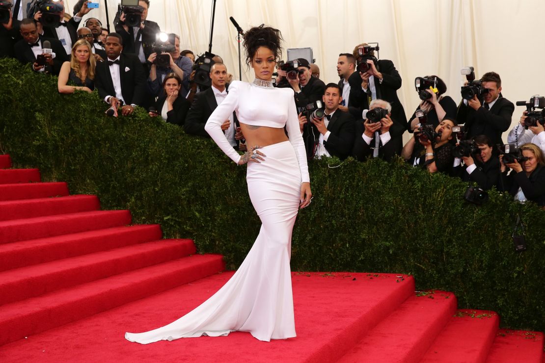 Rihanna en la Met Gala 2014.