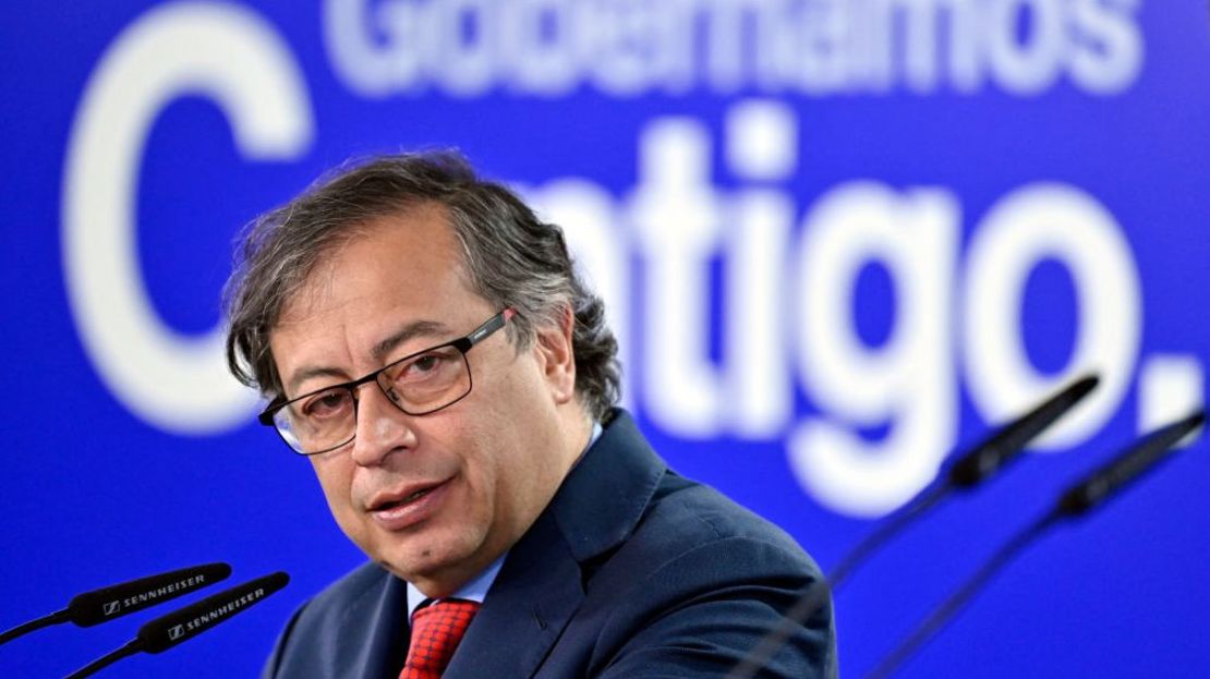 Gustavo Petro, presidente de Colombia. Crédito: OSCAR DEL POZO/AFP via Getty Images