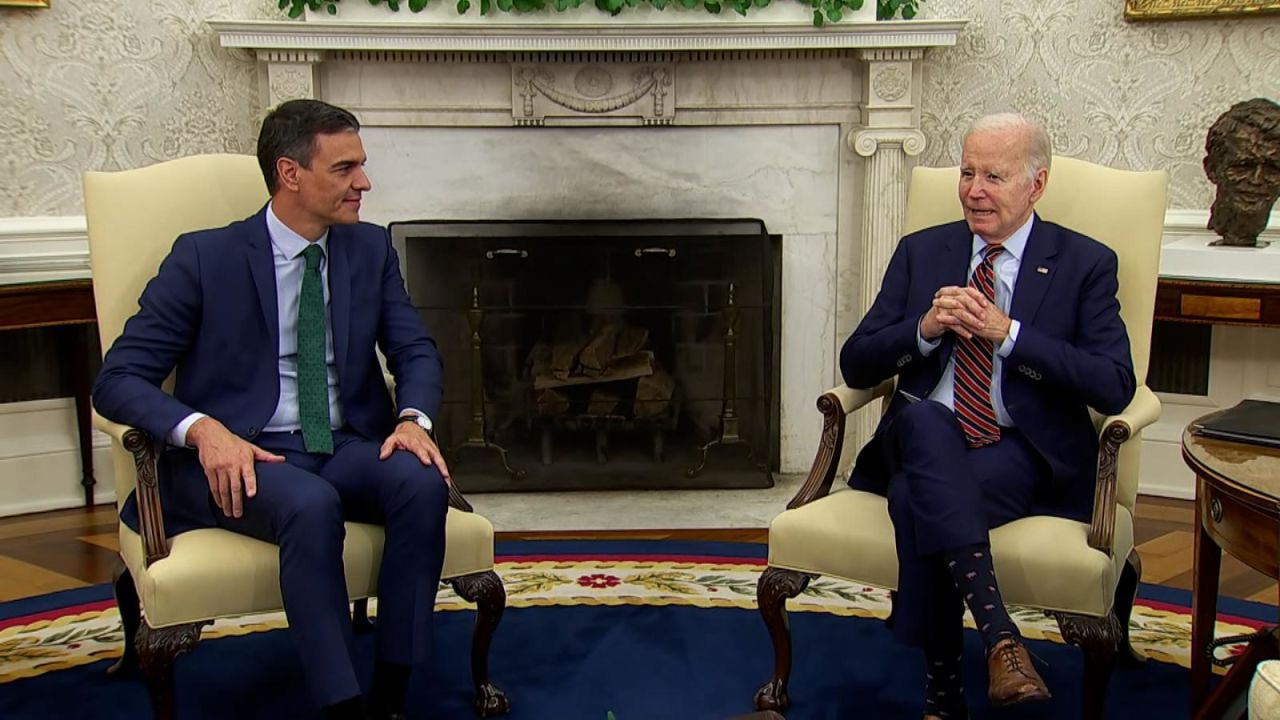 CNNE 1392336 - biden recibe al jefe del gobierno espana en la casa blanca