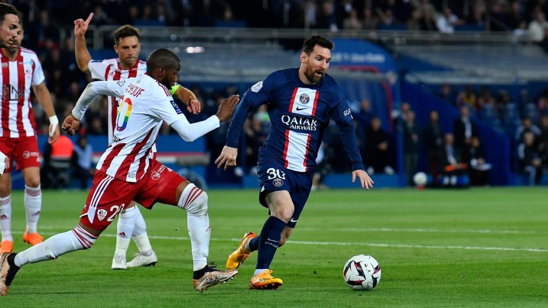 Los representantes de Messi han descartado los rumores de que había aceptado unirse a un club en Arabia Saudita después de que finalice su contrato con el PSG el 30 de junio. Crédito: Aurelien Meunier/PSG/Getty Images