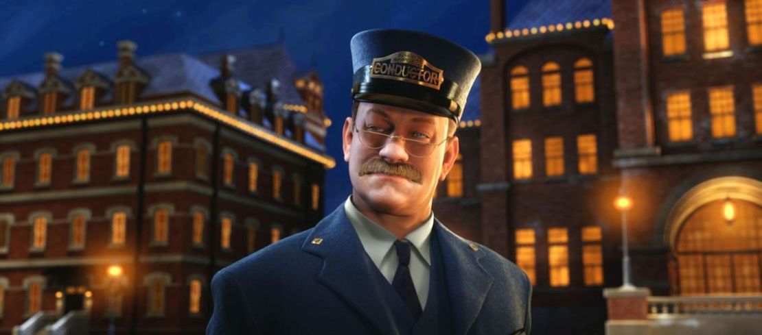 Tom Hanks en "The Polar Express", de 2004.