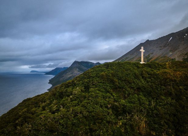 Vista panorámica de Cabo Froward, Región de Magallanes, Chile, el punto más austral del continente americano. Tompkins Conservation Chile/AFP