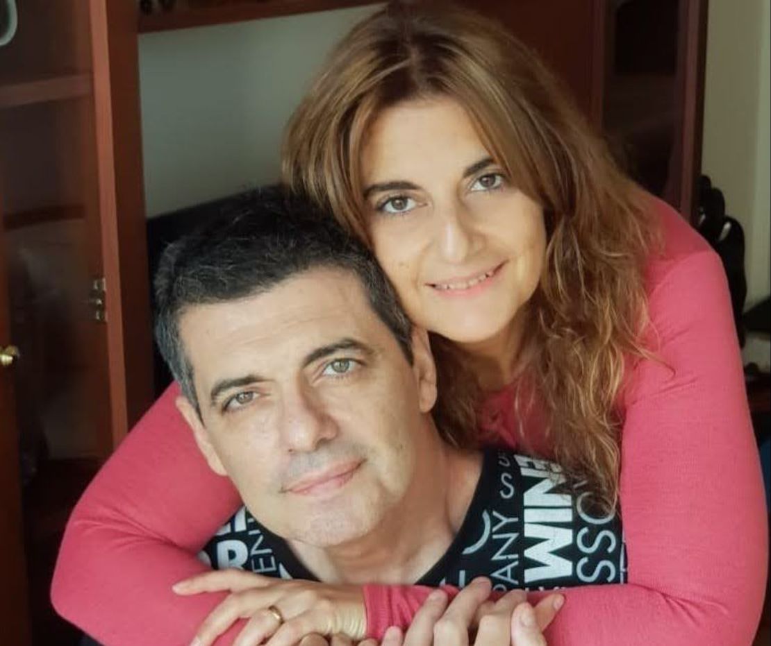 Carolina Castellano y Jorge Pacci estuvieron casados 32 años. Pacci murió por un mesotelioma de la pleura en marzo de 2021.
