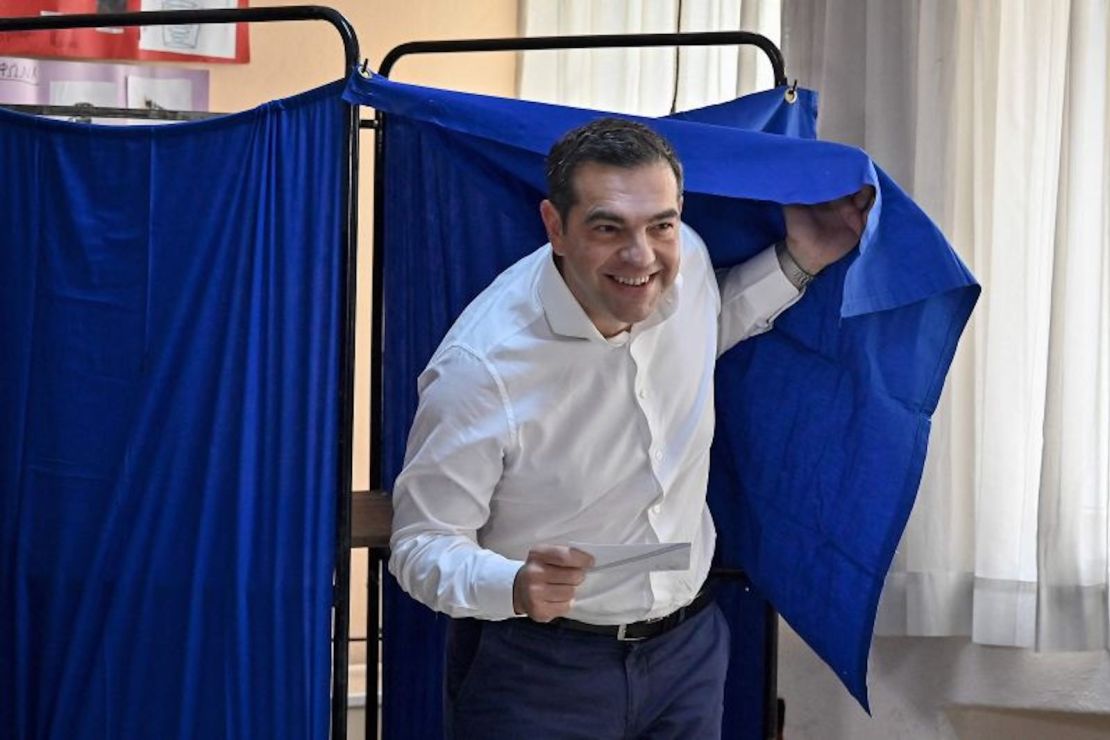 Alexis Tsipras, líder del principal partido opositor de izquierda, Syriza.