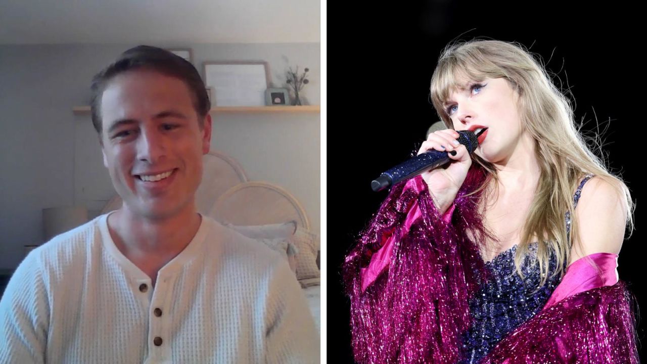 CNNE 1396359 - fan de taylor swift fue al concierto como guardia de seguridad