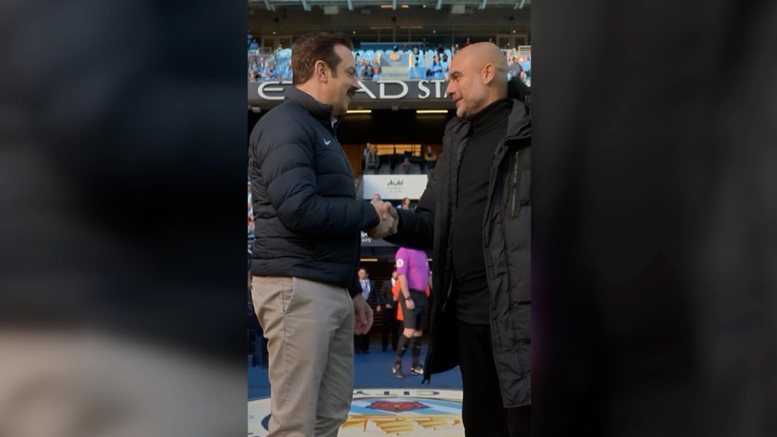 Ted Lasso recibe un valioso consejo de Pep Guardiola