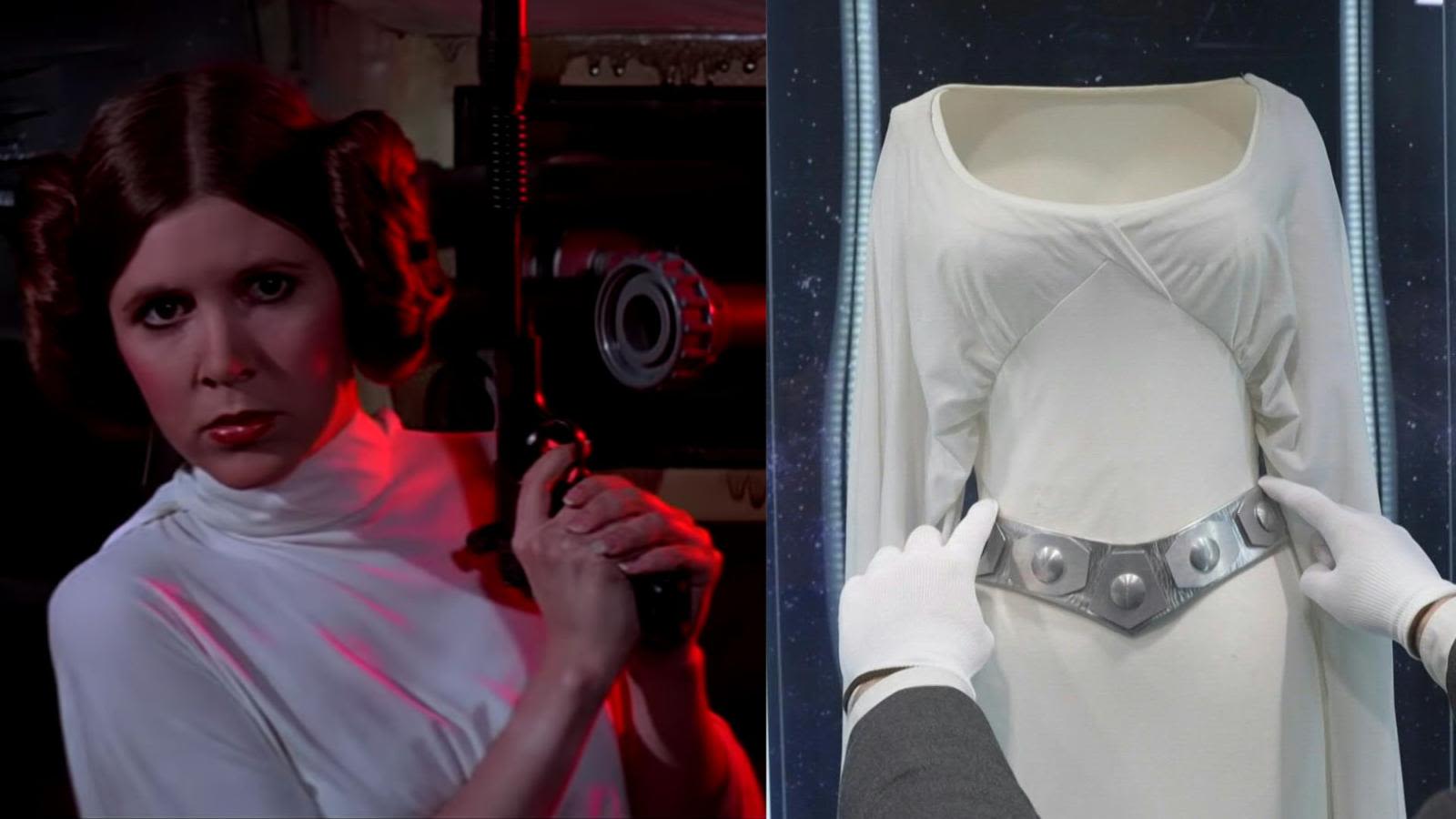 Para los amantes de Star Wars: subastarán el vestido que usó la princesa  Leia en 