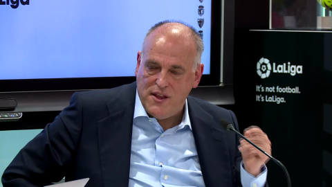 CNNE 1398268 - javier tebas- vinicius es insultado por ser buen jugador
