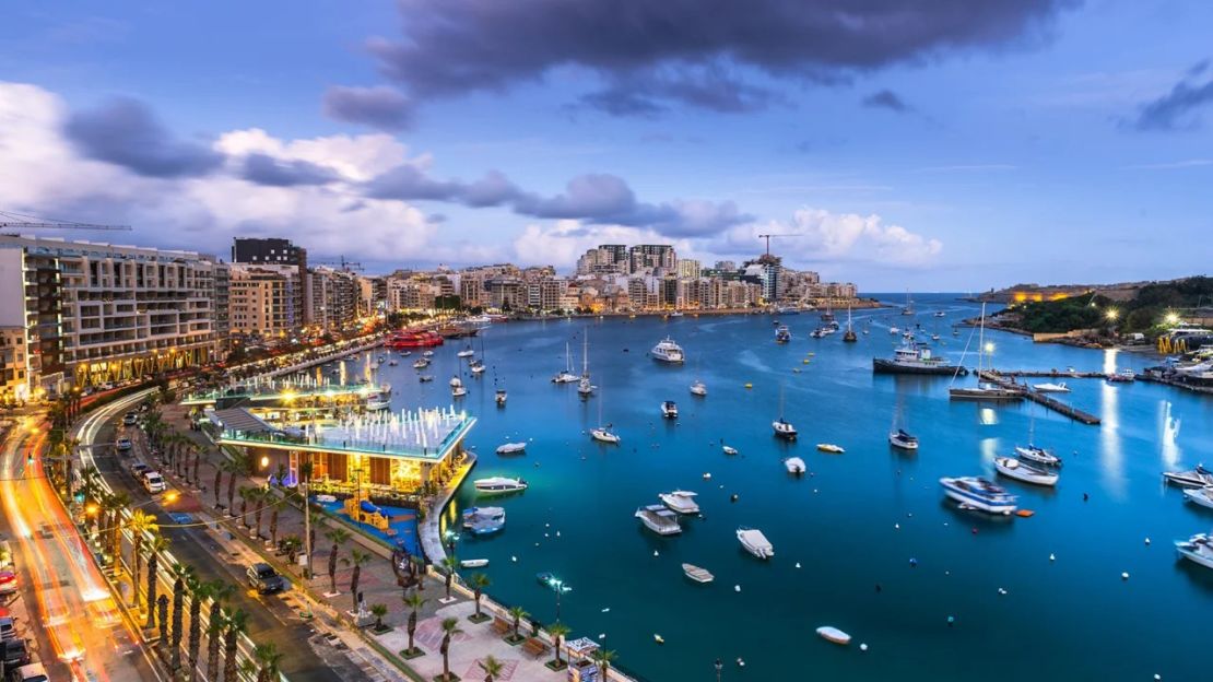 Chi-chi Sliema es un centro turístico en rápido desarrollo. Crédito: merc67/iStockphoto/Getty Images