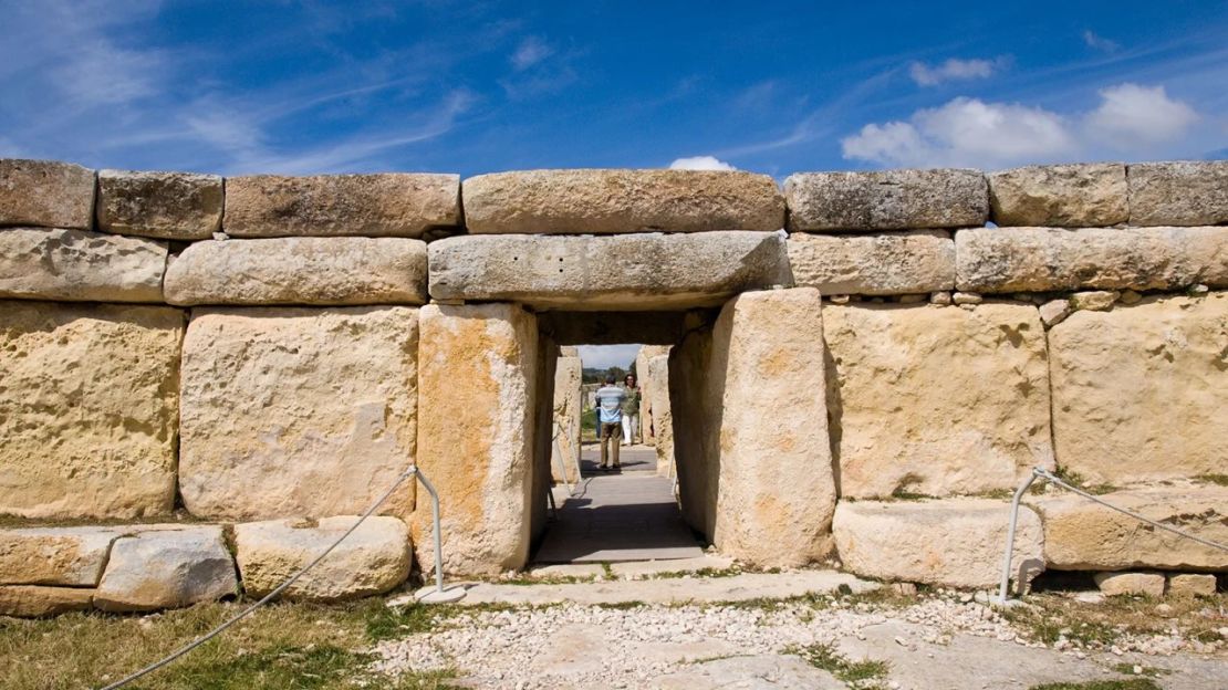 Hagar Qim es uno de los espectaculares templos megalíticos de Malta. Crédito: Felix Choo/Alamy Stock Photo