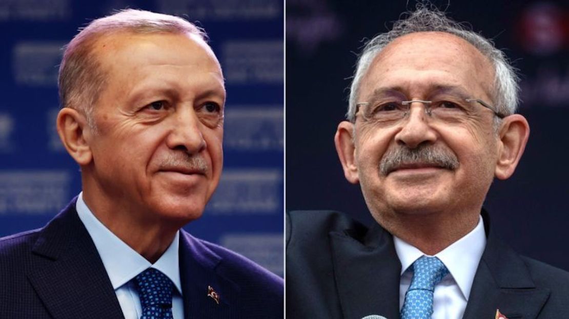 Recep Tayyip Erdogan y Kemal Kilicdaroglu. Getty Images