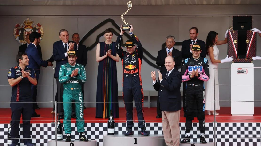 Esteban Ocon logró el primer podio de Alpine de la temporada y el tercero de su carrera. Ryan Pierse/Getty Images