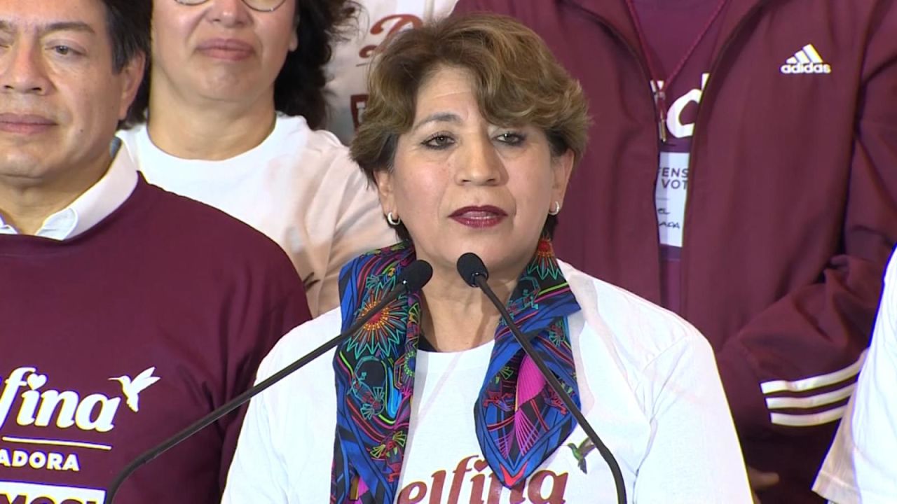 CNNE 1402904 - delfina gomez sera la gobernadora del estado de mexico, segun conteo rapido