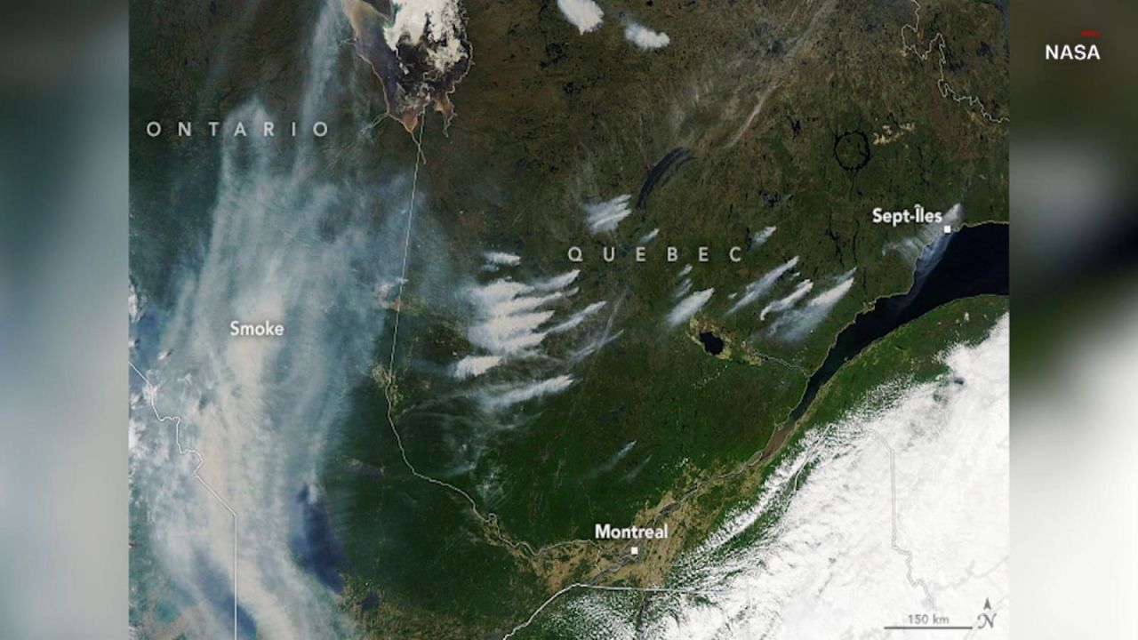 CNNE 1404227 - el cielo en ciudades de canada se tine de rojo por incendios