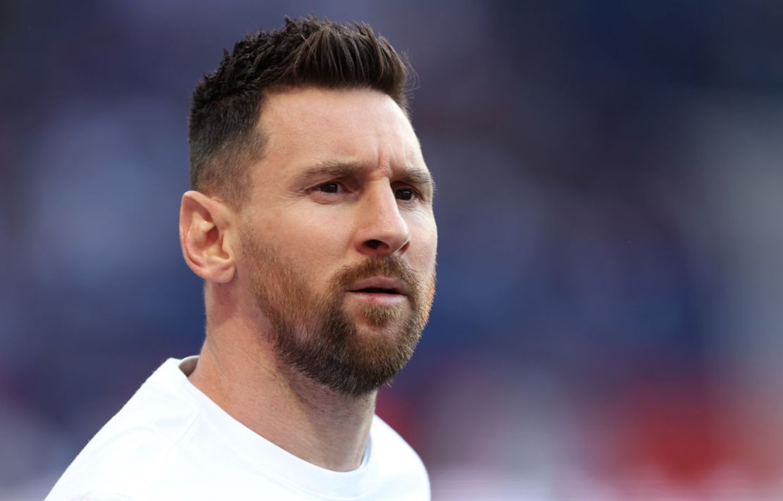 Messi durante un partido el 3 de junio de 2023 en París, Francia.