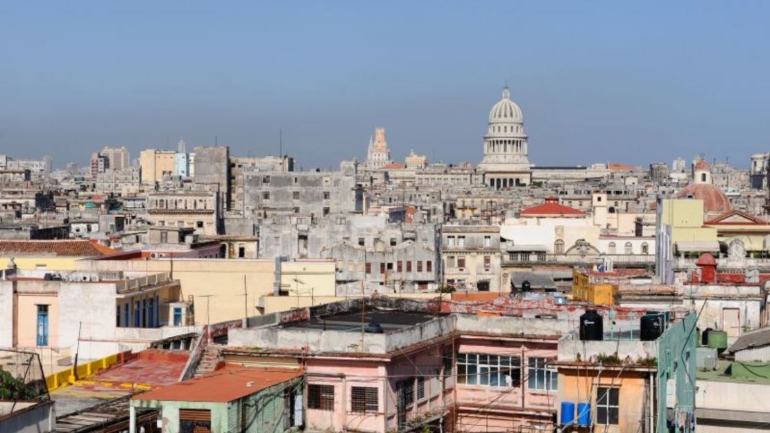 Vista aérea de la ciudad de La Habana el 02 de agosto de 2017 en La Habana, Cuba.