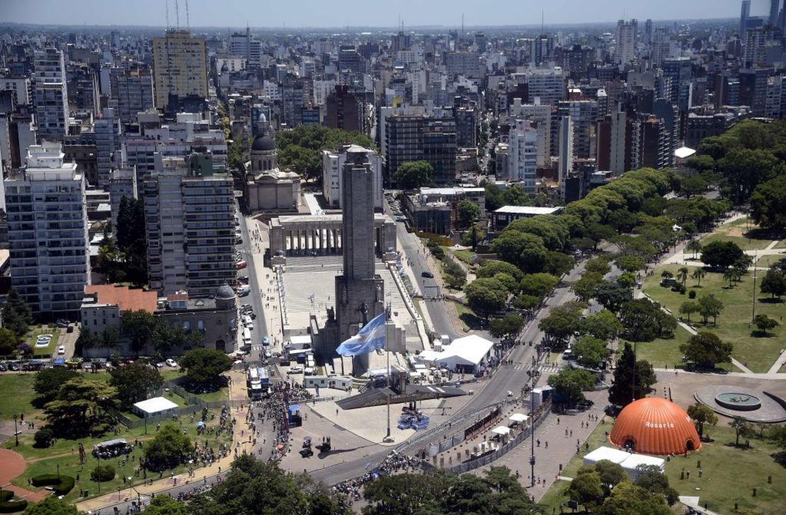 El Monumento a la Bandera de la ciudad de Rosario, Argentina, en esta foto del 16 de enero de 2016.