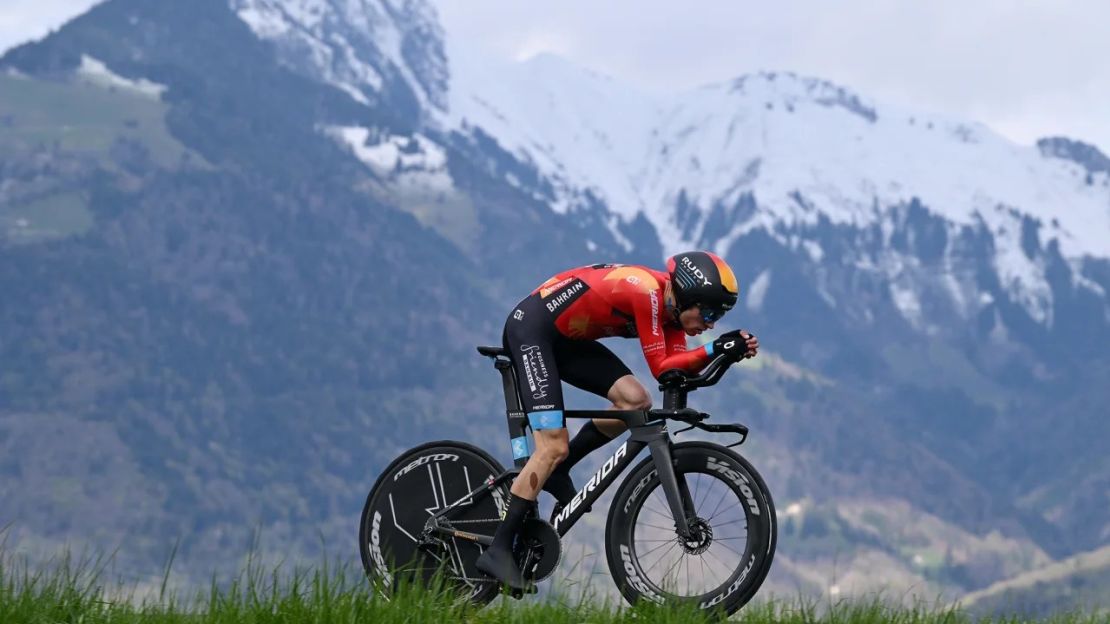 Mäder en el Tour De Romandie, en Suiza, a principios de este año. Crédito: Dario Belingheri/Velo/Getty Images