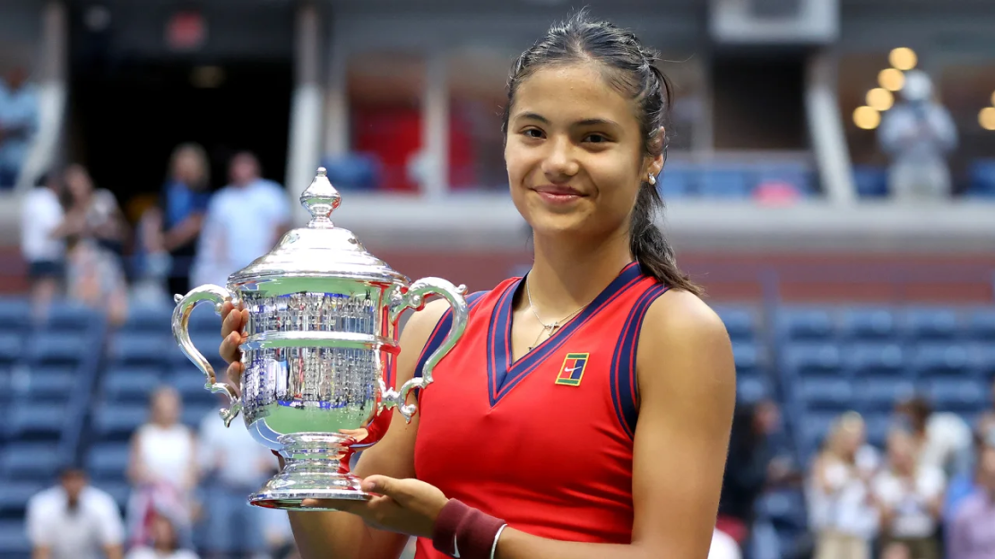 Raducanu venció a Leylah Fernandez en la final del US Open 2021.